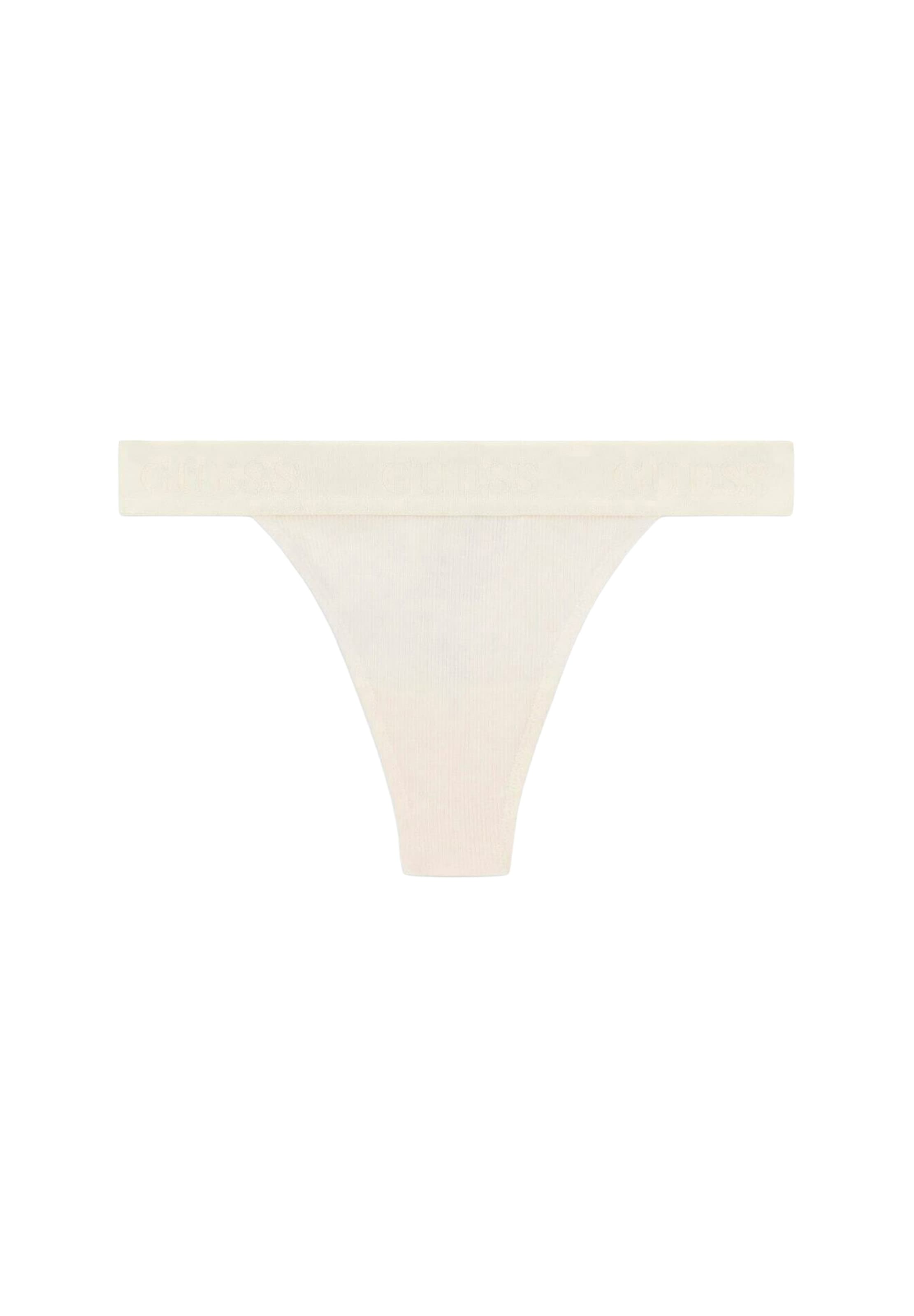 GUESS - Tanga 'PENELOPE' en blanco: frente