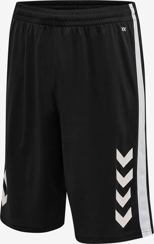 Regular Pantalon de sport Hummel en noir