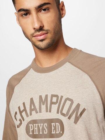 Champion Authentic Athletic Apparel Μπλουζάκι 'Legacy' σε μπεζ