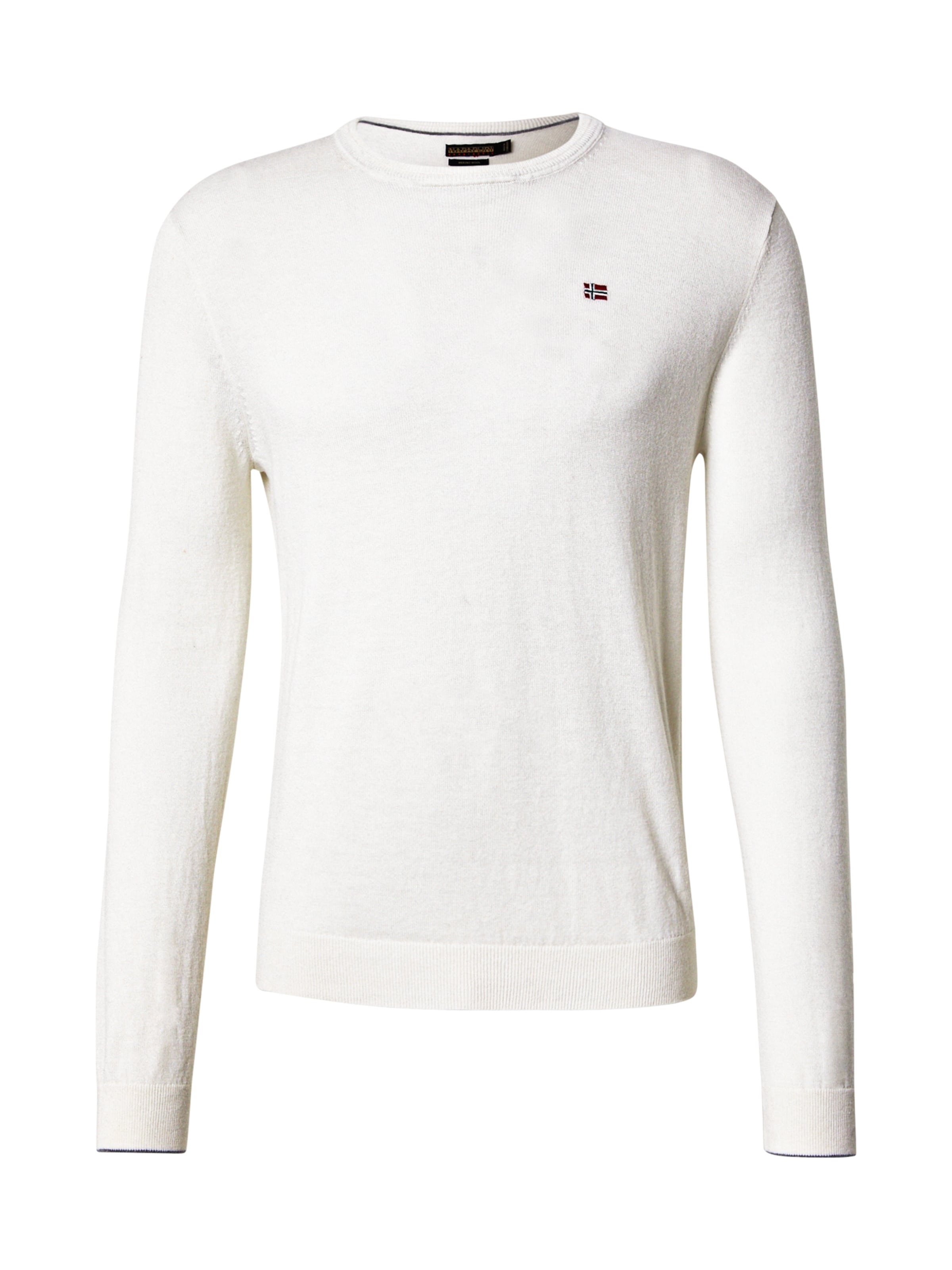 NAPAPIJRI Pull-over 'DAMAVAND' en blanc, Vue avec produit