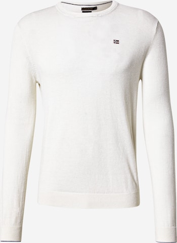 NAPAPIJRIPulover 'DAMAVAND' - bijela boja: prednji dio