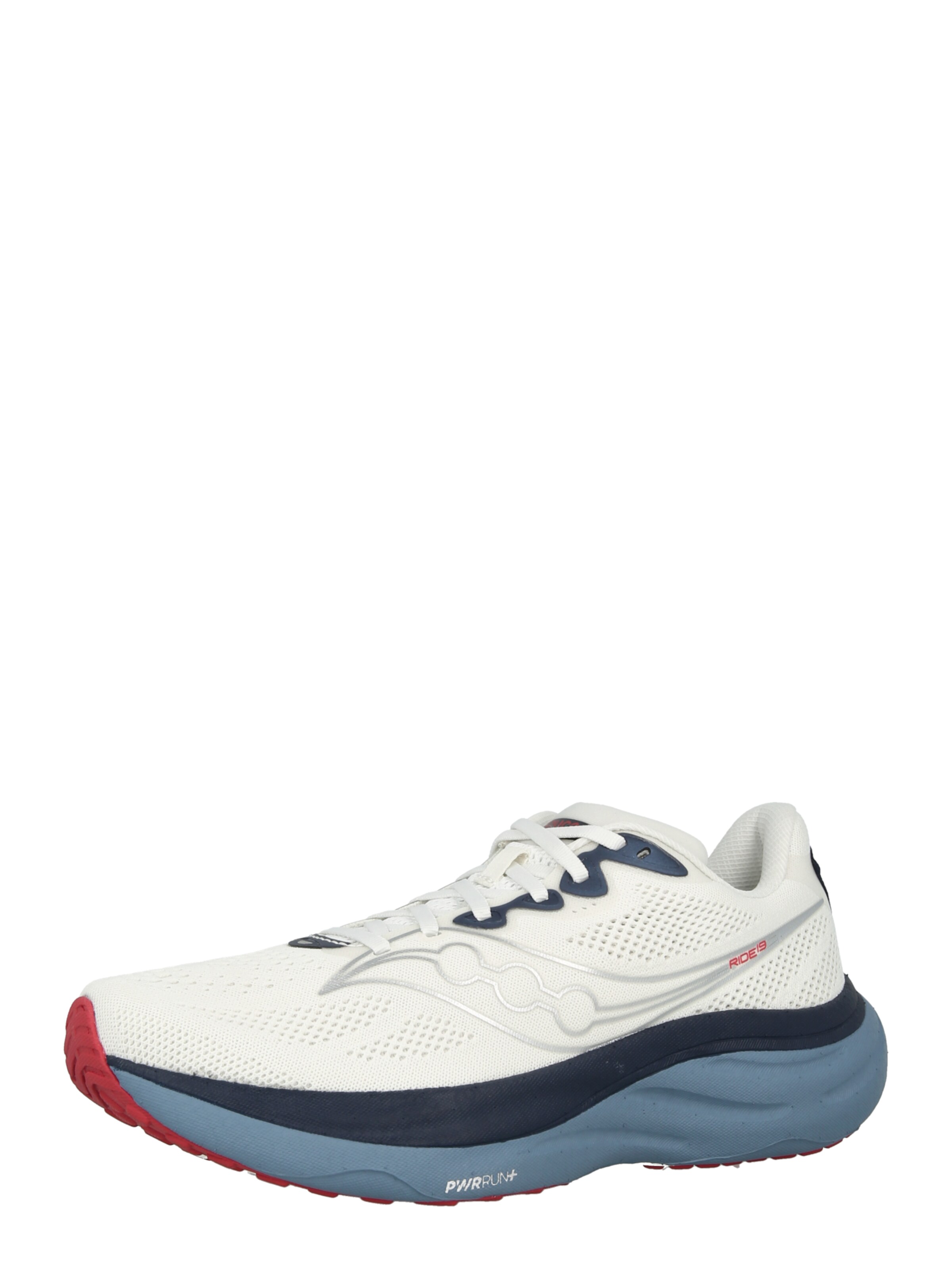 saucony Běžecká obuv 'RIDE 19' – bílá: přední strana