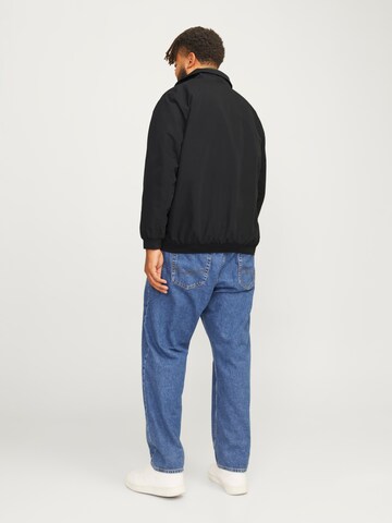 Giacca di mezza stagione 'JJROY HARRINGTON' di Jack & Jones Plus in nero