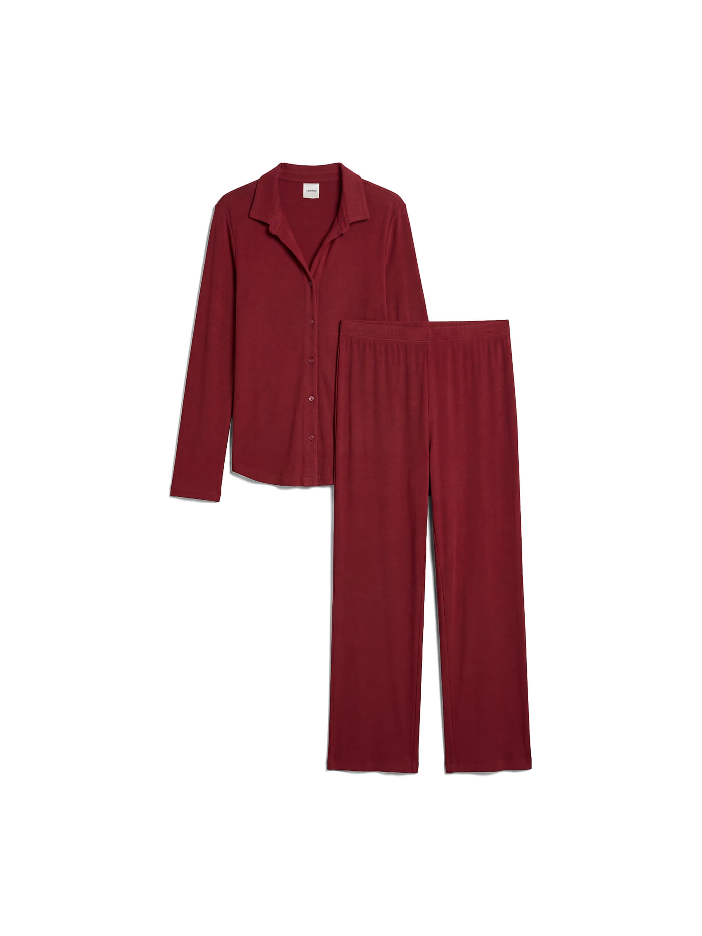 Calvin Klein Pyjama in Rood: voorkant
