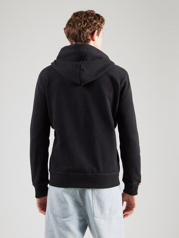 Superdry Sweatjacke 'Essential' in Schwarz