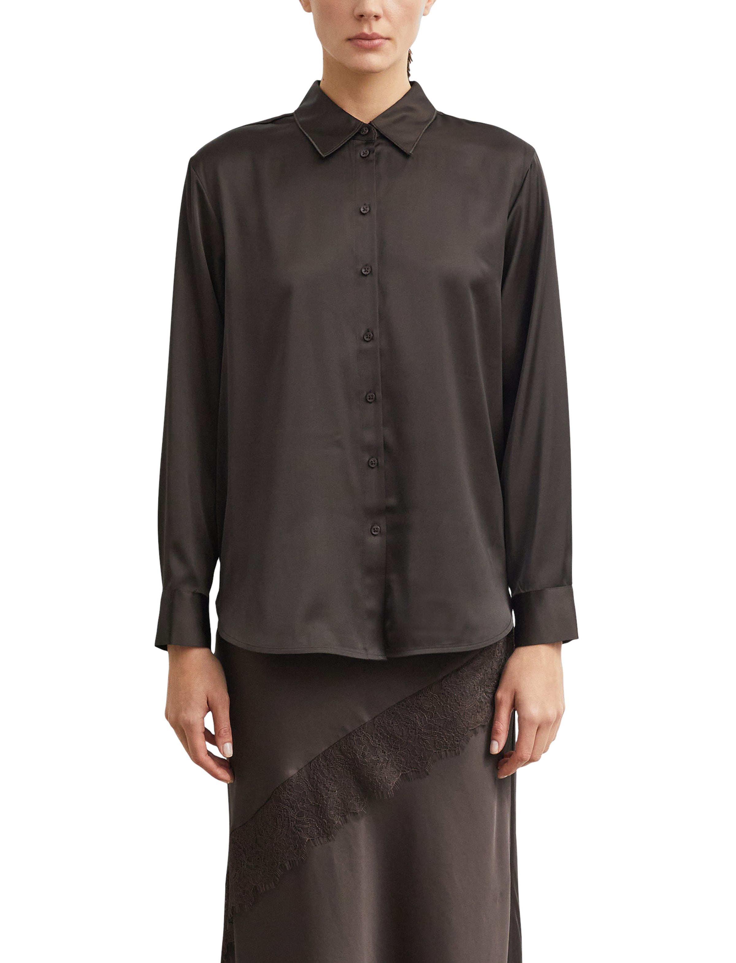 COMMA Bluse in Braun