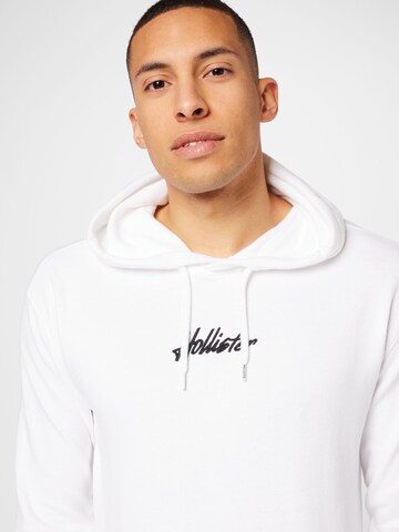 Sweat-shirt 'DOPAMINE' HOLLISTER en blanc