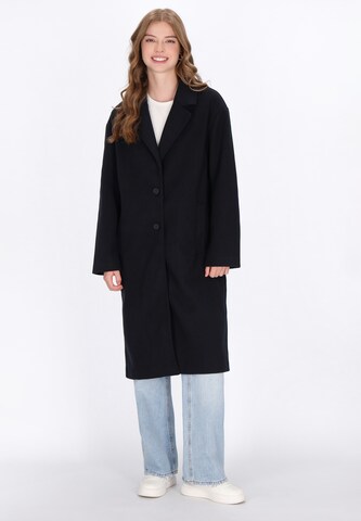 Manteau mi-saison MYMO en noir : devant