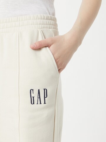 GAP Zvonové kalhoty Kalhoty – béžová