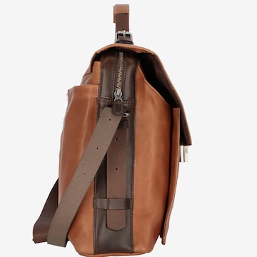 Harold's Ivy Aktentasche Leder 41 cm Laptopfach in Braun