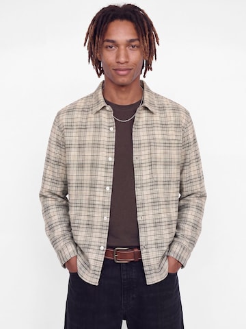 JACK & JONES Regular Fit Hemd in Grau: Vorderseite