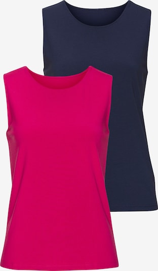 LASCANA Top u morsko plava / roza, Pregled proizvoda