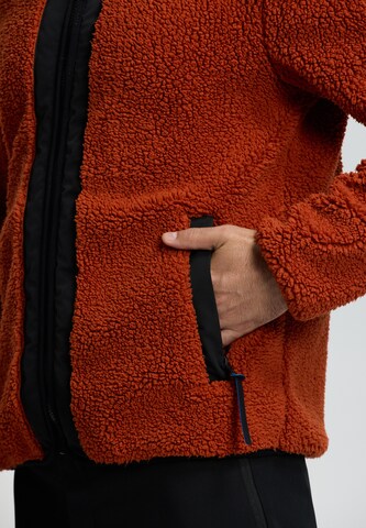 LUHTA Athletic Fleece Jacket in Orange