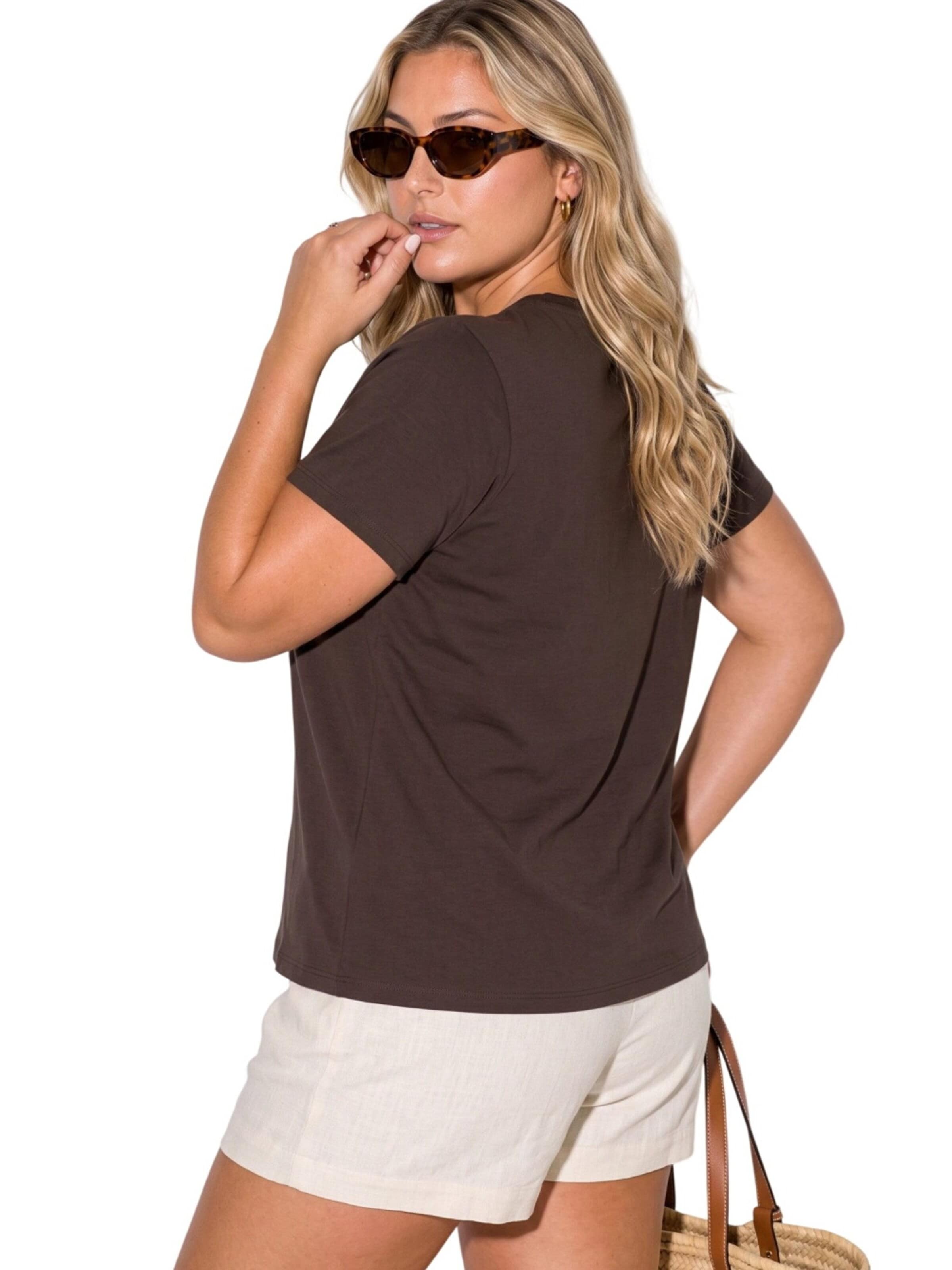 Shape Of You Shirt in Brown