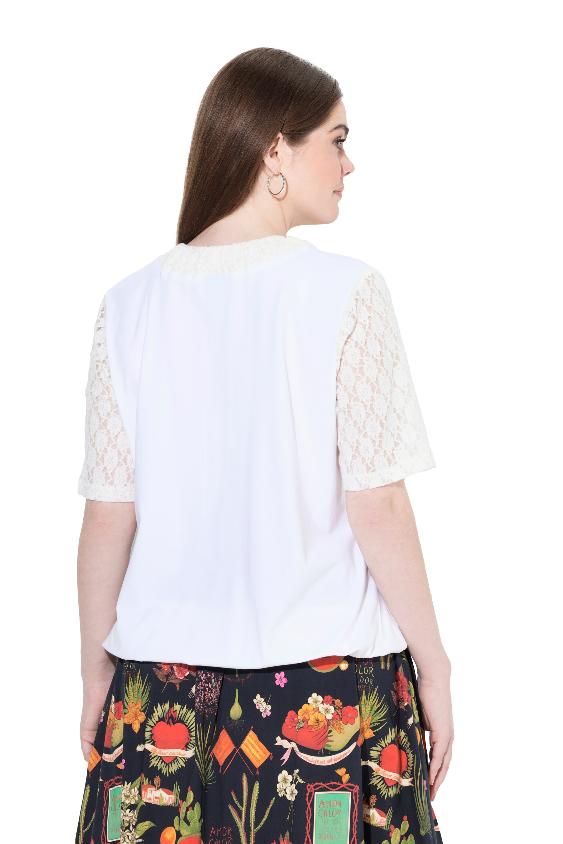 Ulla Popken Bluse in Weiß