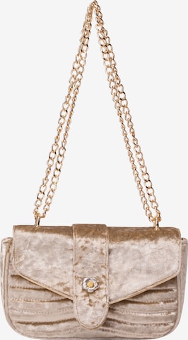 myMo at night Crossbody Bag in Beige: front