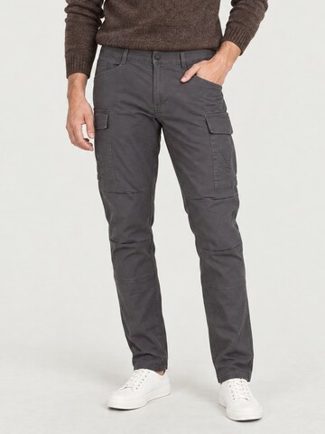 yazubi Regular Cargo Pants 'Jayden' in Grey: front