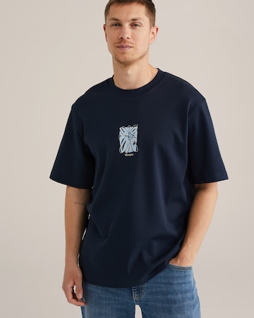 WE Fashion T-shirt i blå