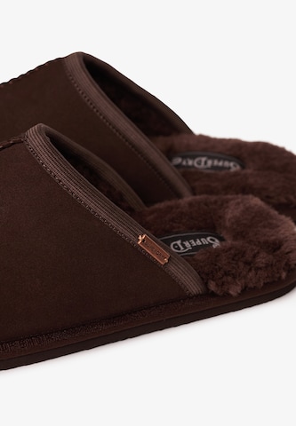 Pantoufle Superdry & Co en marron