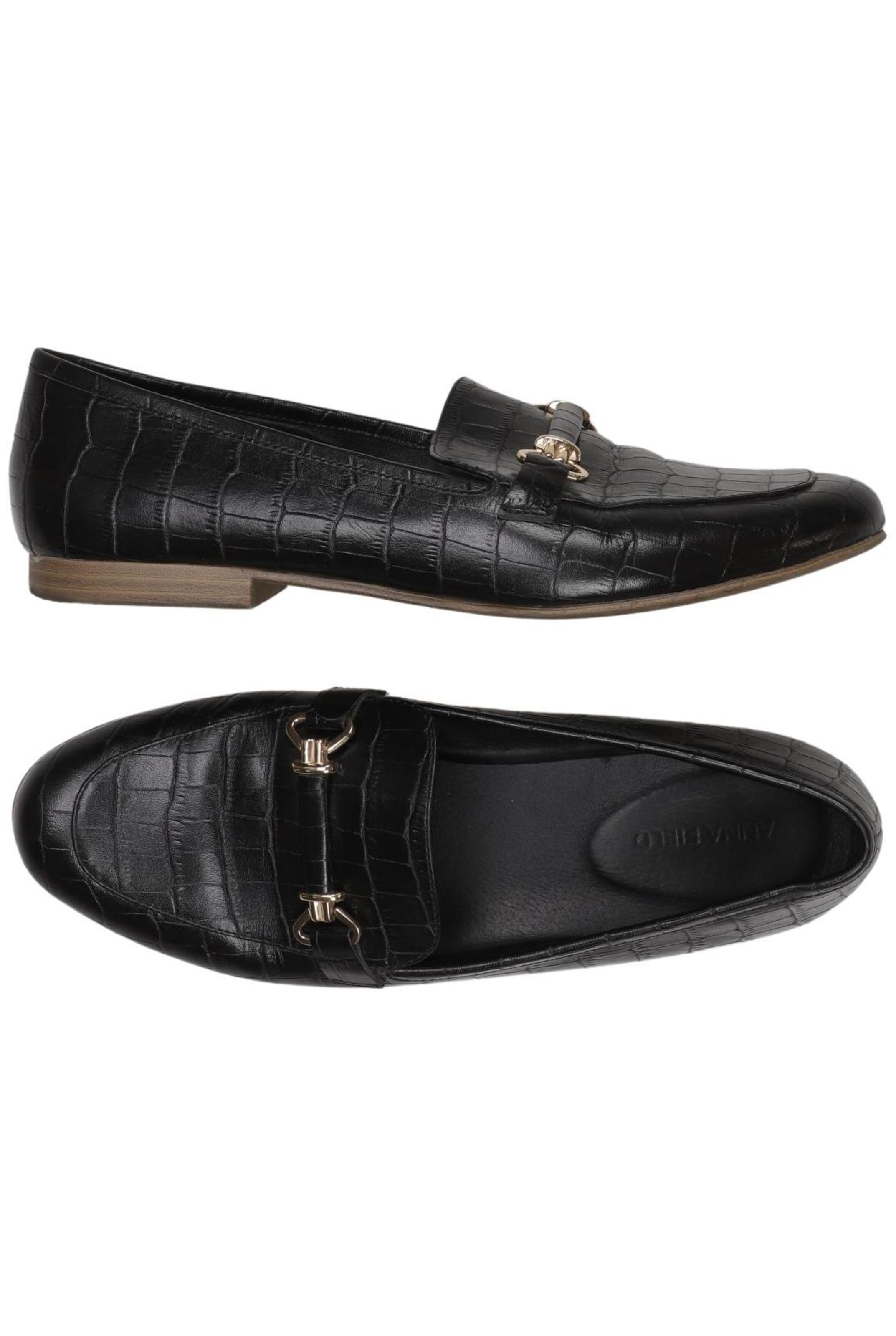 Anna Field Flats & Loafers in 40 in Black: front