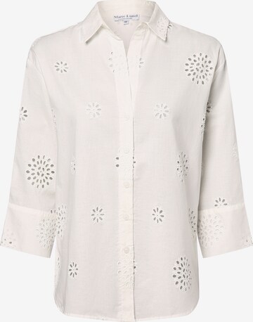 Marie Lund Blouse in Wit: voorkant