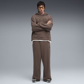 PUMA Wide leg Broek 'Puma x Ripndip' in Bruin