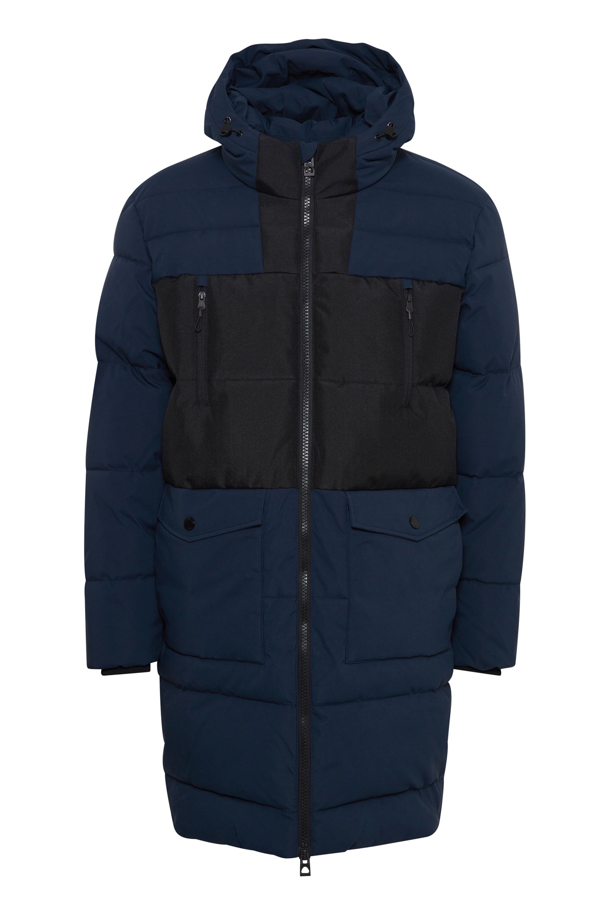 INDICODE JEANS Winterjacke 'Flik' in Blau: Vorderseite