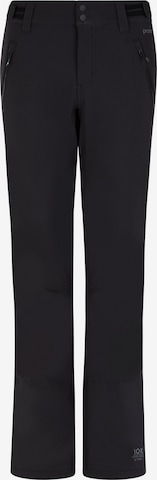PROTEST Slimfit Sportbroek 'PRTCOCOS' in Zwart: voorkant