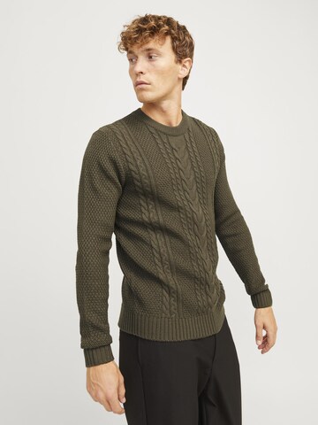 JACK & JONES Pullover in Braun