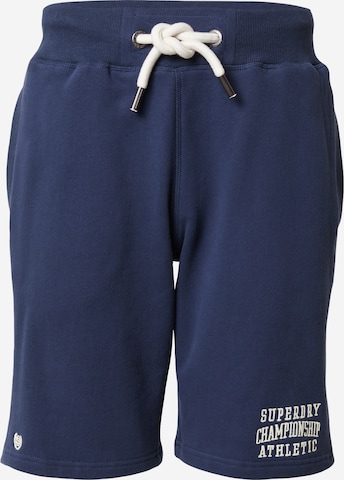 Superdry Regular Shorts in Blau: predná strana