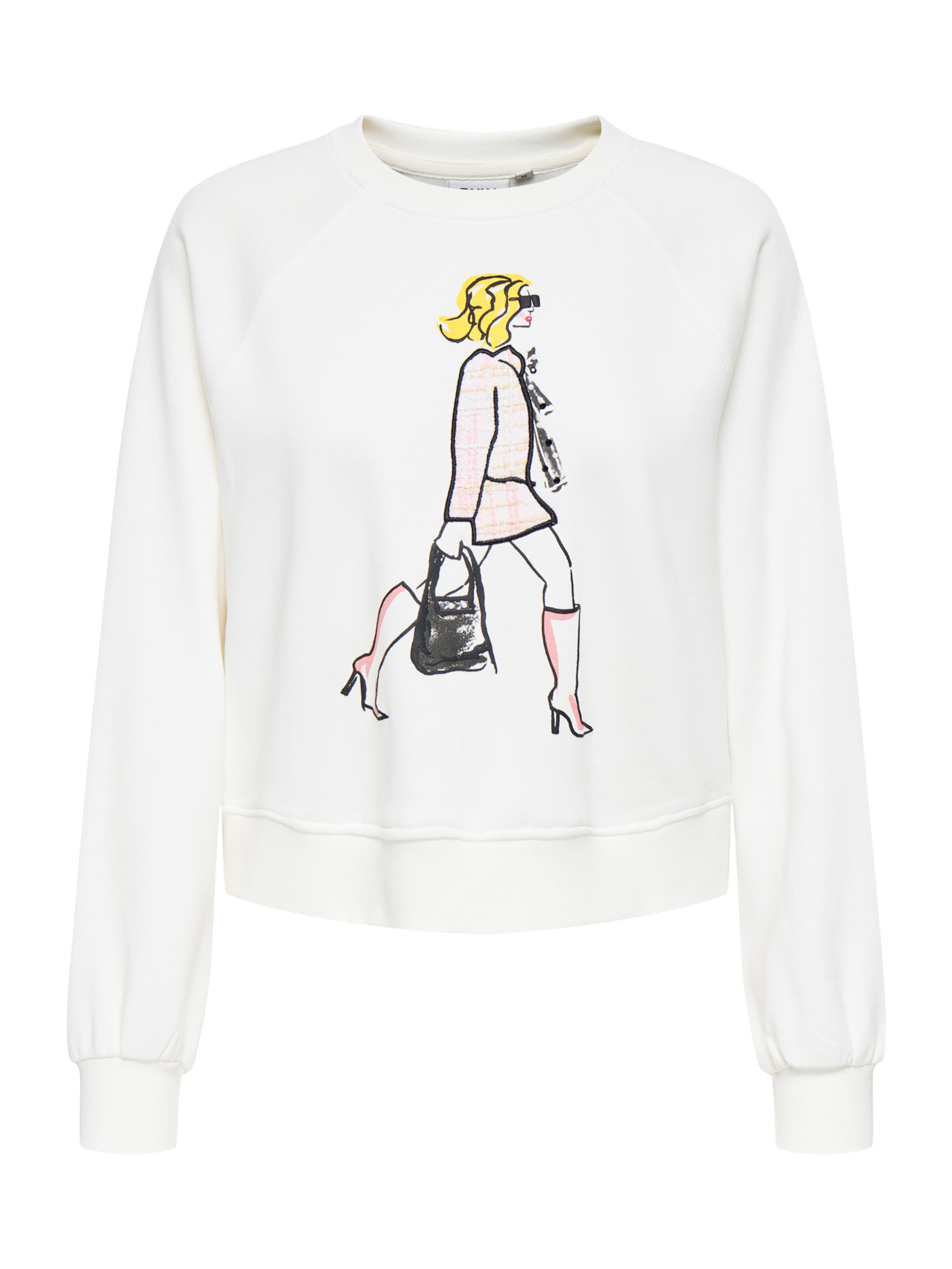 ONLY Dressipluus 'LABINET', värv valge: eest vaates