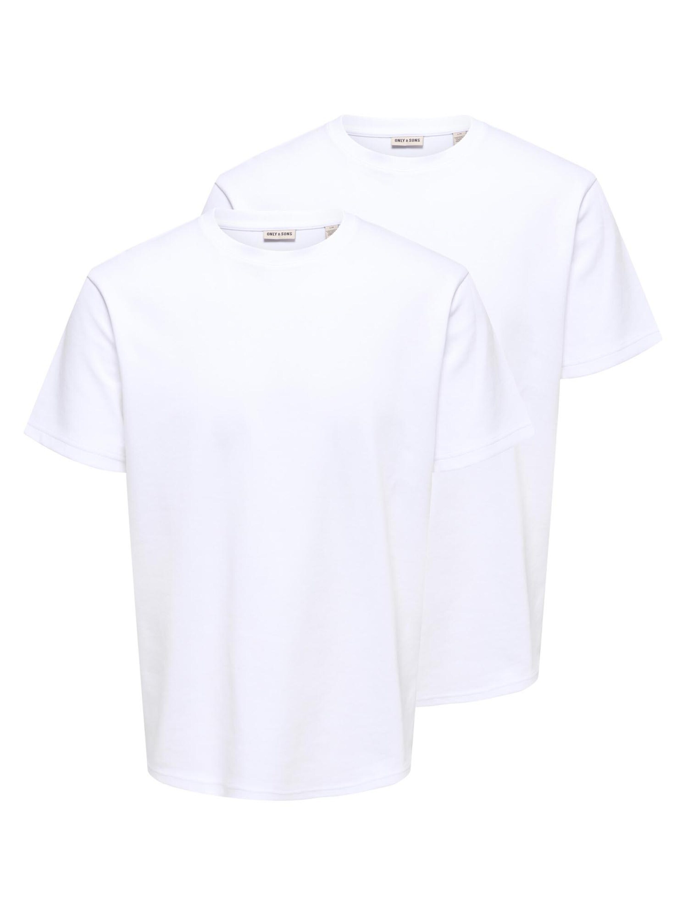 Only & Sons Shirt 'Caspian'‌‌‌‌‌‌‌‌‌ in S/Regular in weiß, Produktansicht