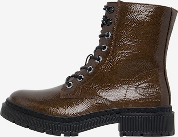 Dockers by Gerli Lace-Up Ankle Boots in Brown: front