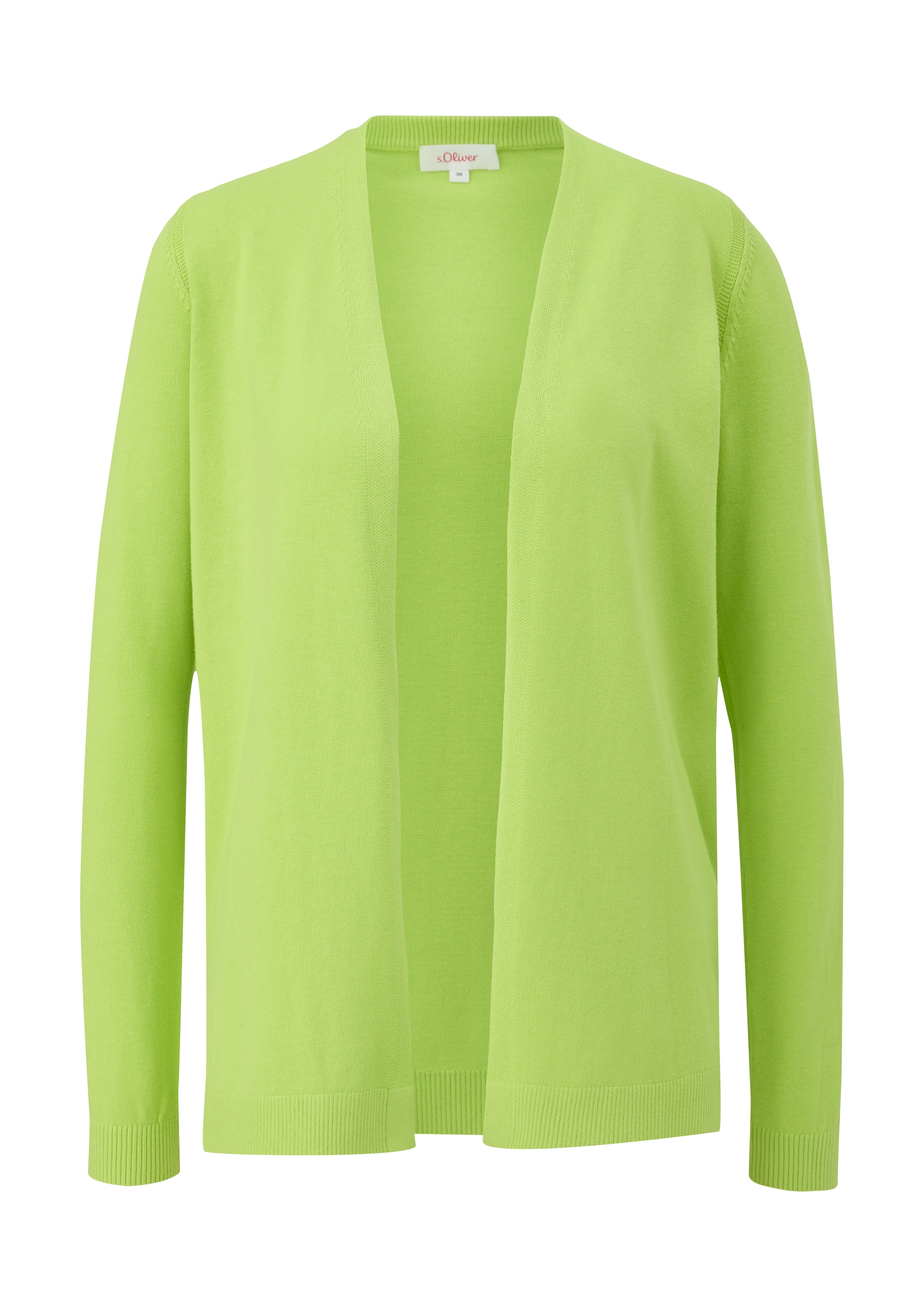 Cardigan s.Oliver en vert : devant