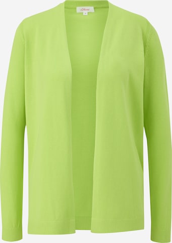 Cardigan s.Oliver en vert : devant