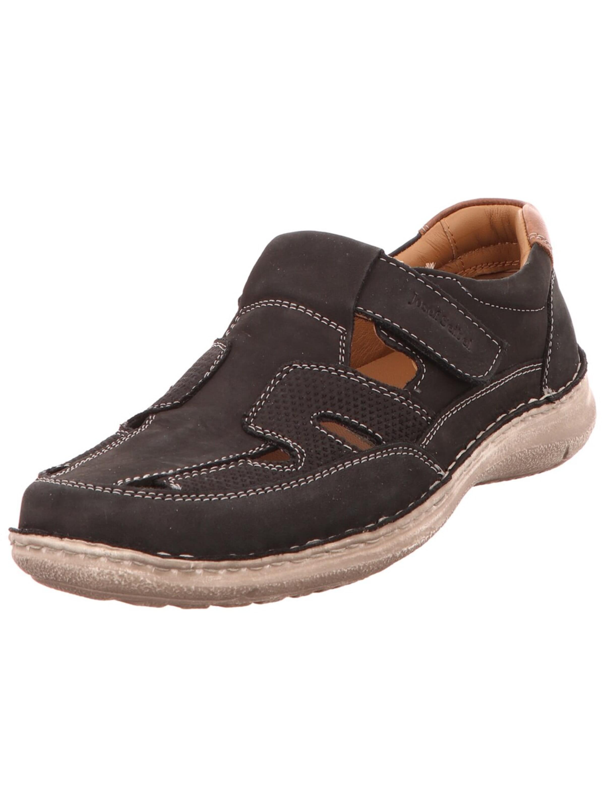 JOSEF SEIBEL Huisschoen 'Slipper Herren 43635-21-530 Rauleder in blau' in Groen: voorkant
