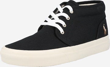 Polo Ralph Lauren High-Top Sneakers 'KEATON' in Black: front