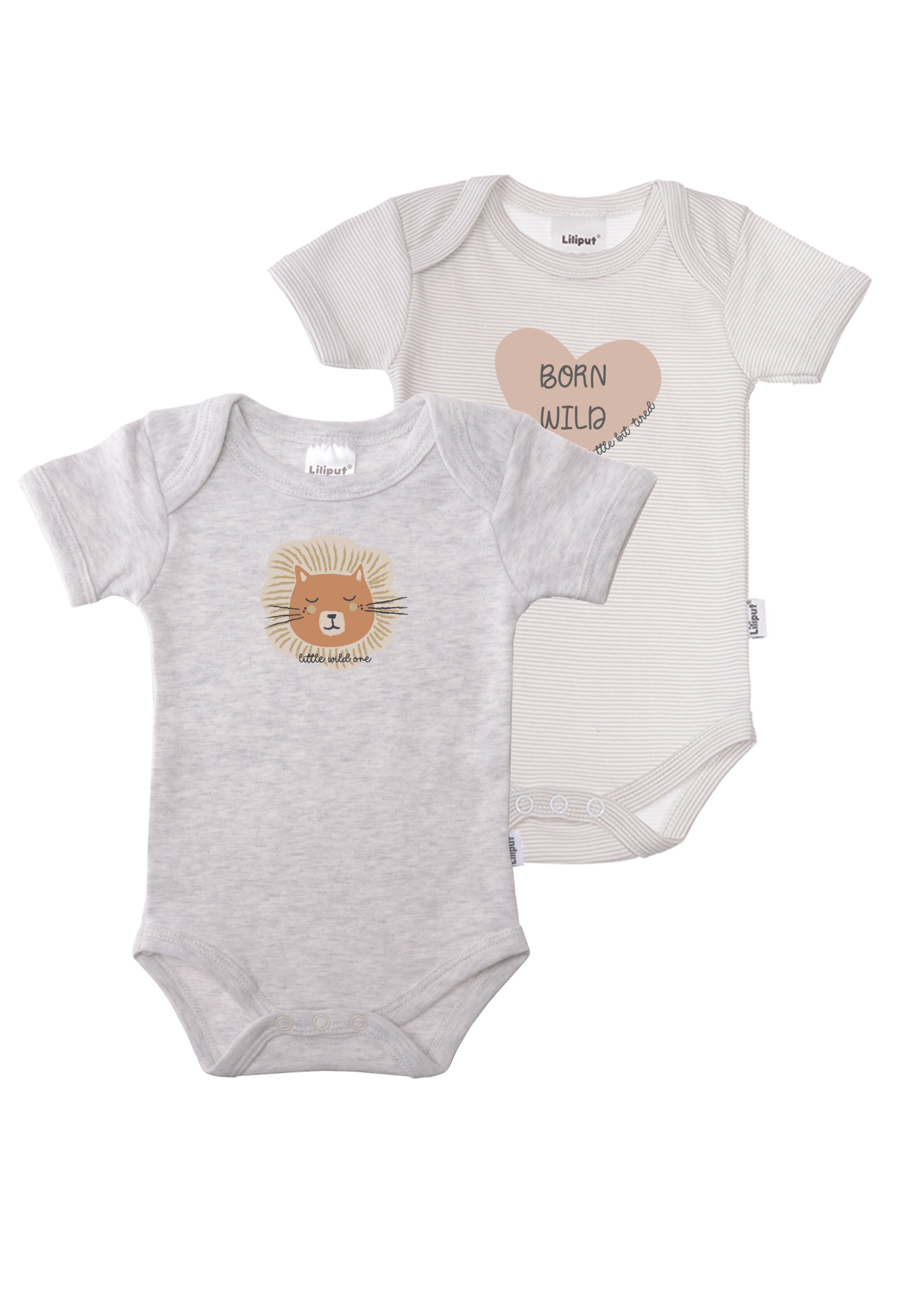 LILIPUT Bod 'Born wild' in Grau: Vorderseite