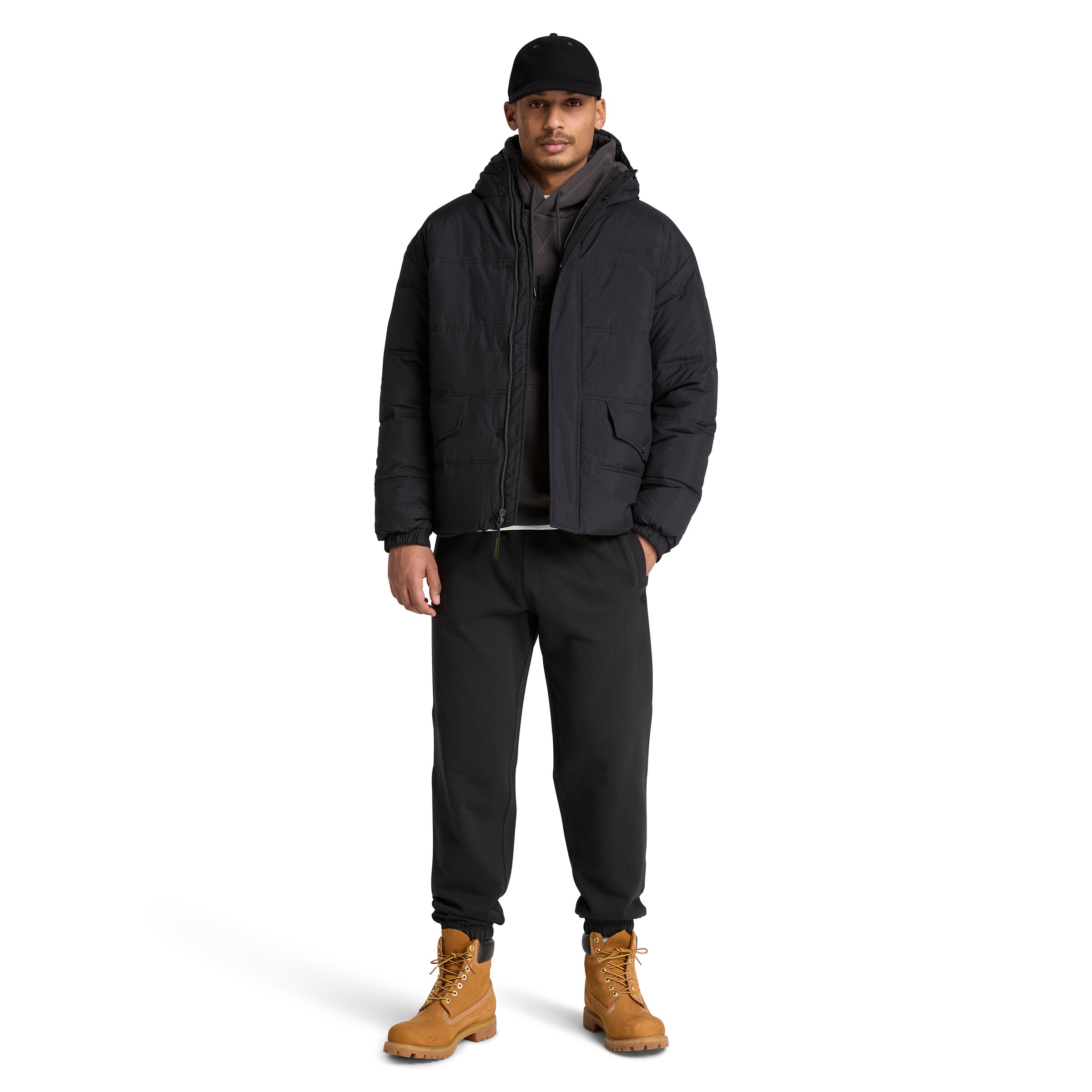 TIMBERLAND Winterjacke in Schwarz