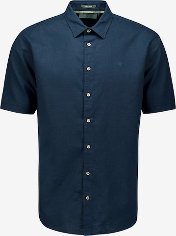 No Excess Button Up Shirt in Blue: front