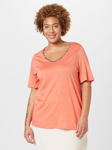 Esprit Curves - Camiseta en naranja: frente