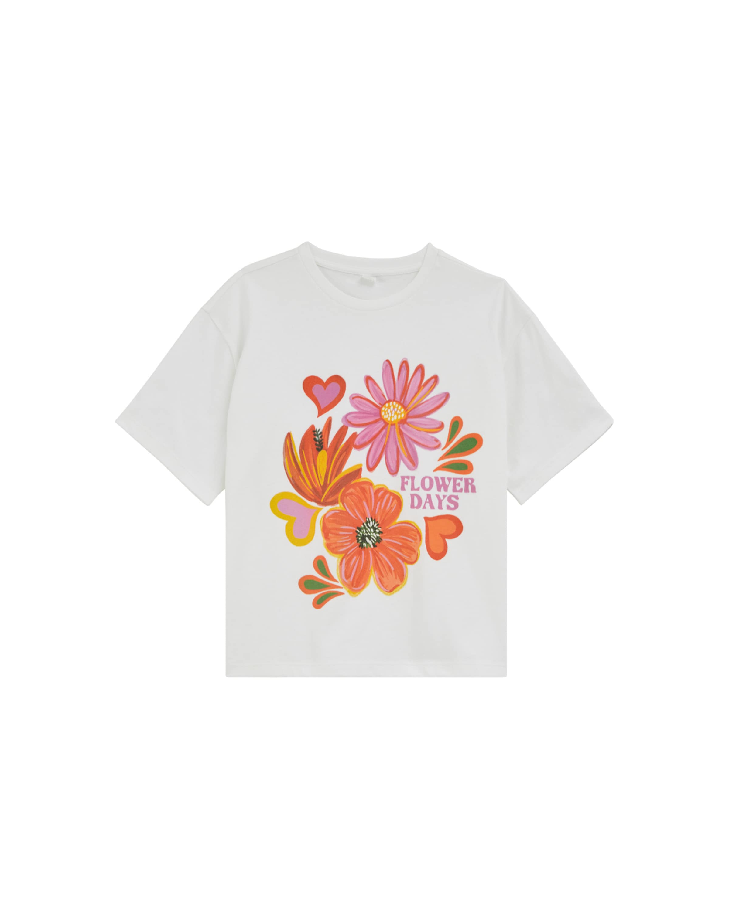 Maglietta di WE Fashion in bianco: frontale