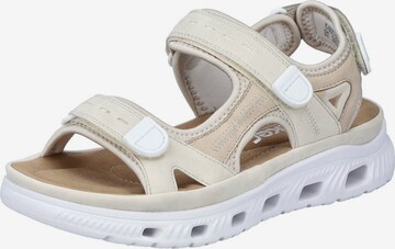 Rieker Trekkingsandal i beige: framsida