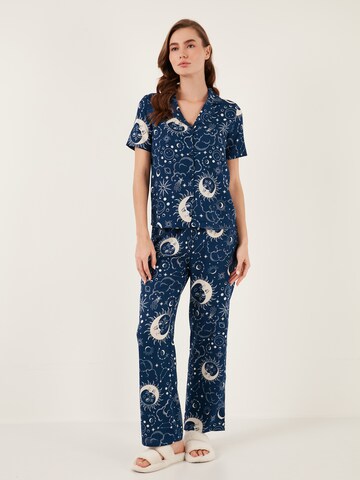 LELA Pyjama in Blau