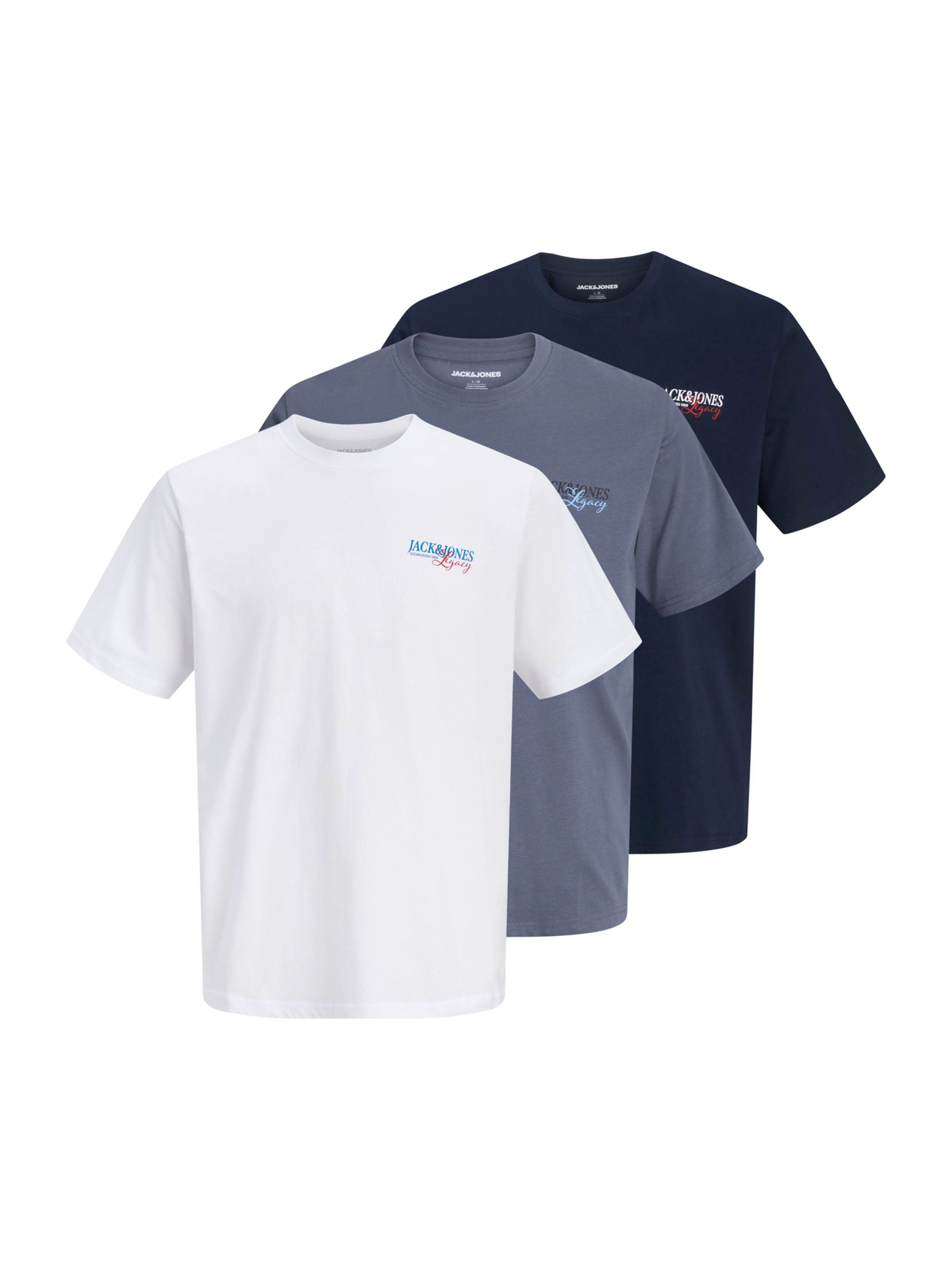 JACK & JONES - Camiseta 'JJJADE' en azul: frente