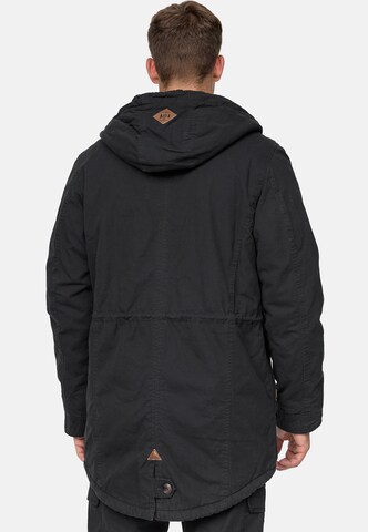 INDICODE JEANS Parka 'Barge' in Schwarz