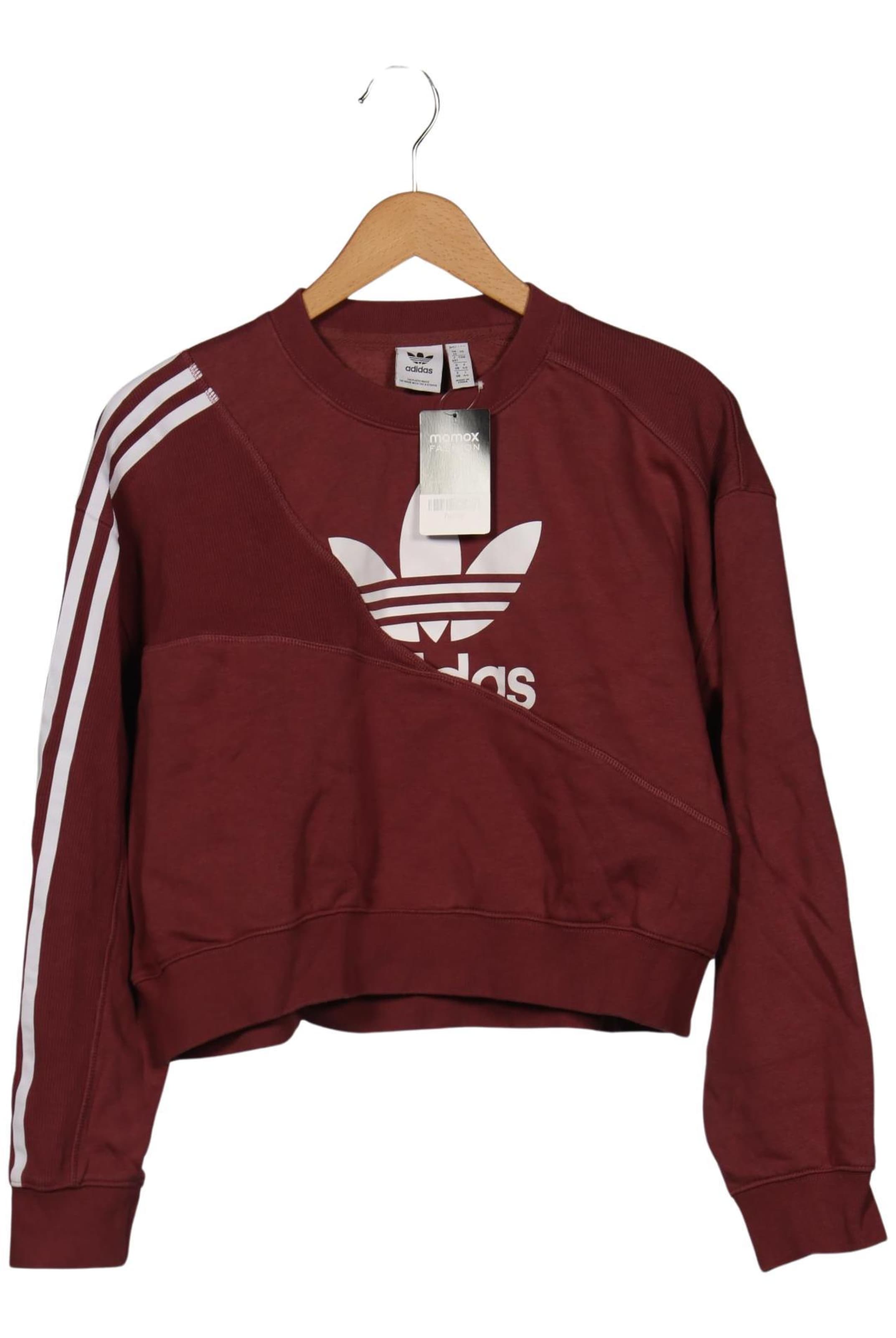 ADIDAS ORIGINALS Sweatshirt & Zip-Up Hoodie in M in Red: front