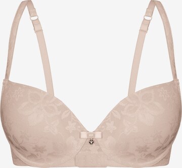 sassa Bra 'HIBISCUS' in Beige: front