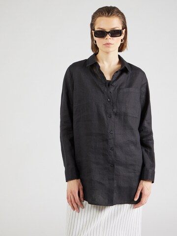 Camicia da donna di s.Oliver in nero: frontale