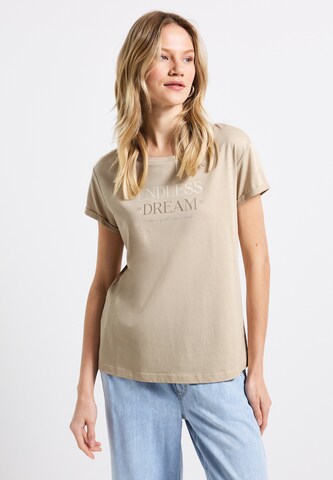 STREET ONE Shirt in Beige: front